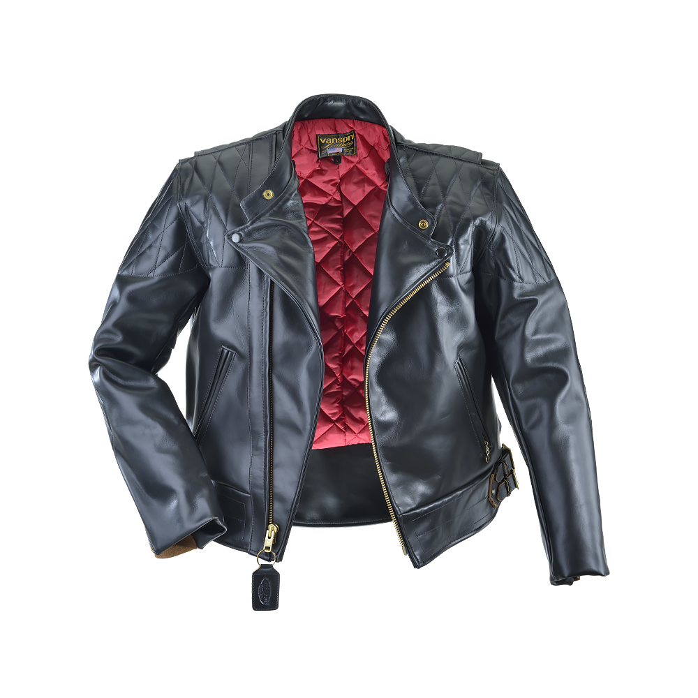Chopper Continental CHPQ Highway Patrol concealed carry Motorcycle Jacket with a ccw leather lined gun pocket
