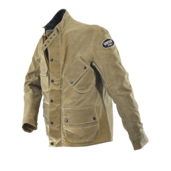 Stormer Trials Field Tan Wax Cotton Motorcycle Jacket
