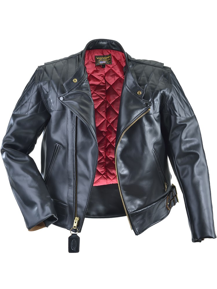 【USA古着】Vanson CHP PADDED RIDERS JACKET Chopper -Continental CHPQ- Highway Patrol concealed carry