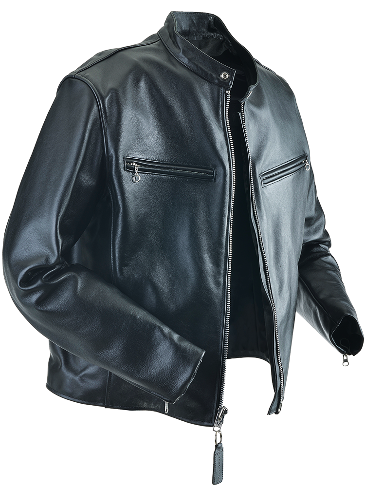 Comet - Classic 50s Cafe Racer Style Leather Motorcycle Jacket