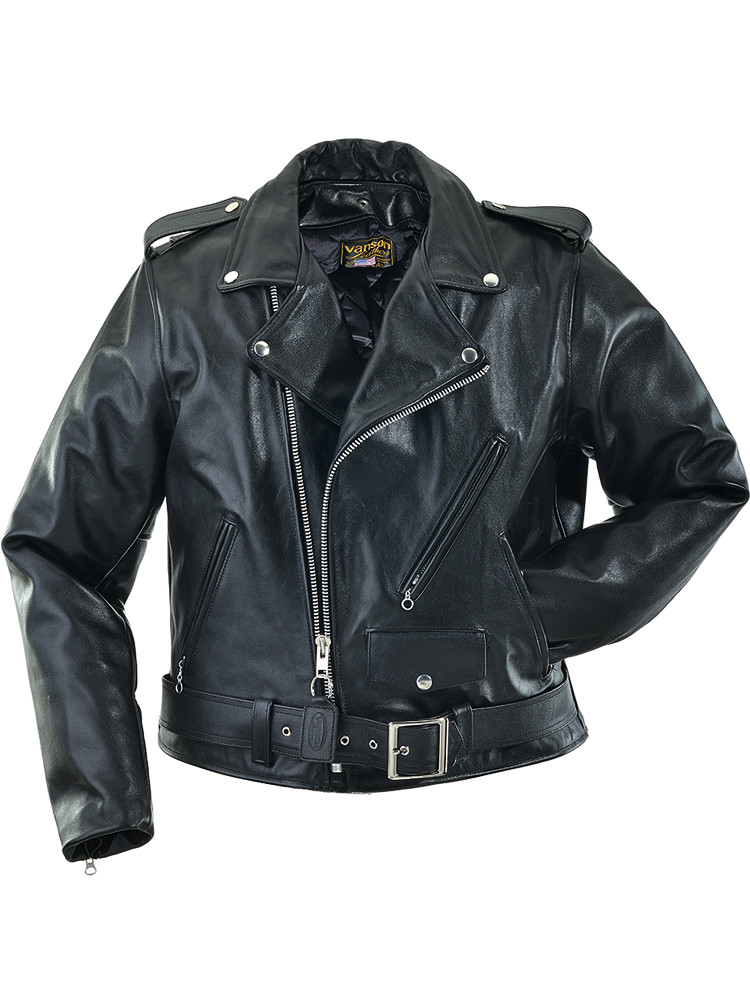 Thunderbird Leather 50s -Style Cafe Racer Biker Jacket