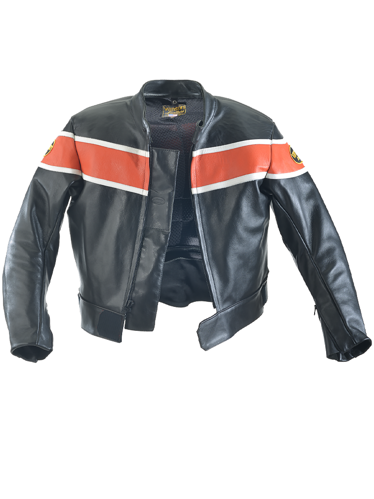 Stallion SportRider Competition Leather Motorcycle Jacket with