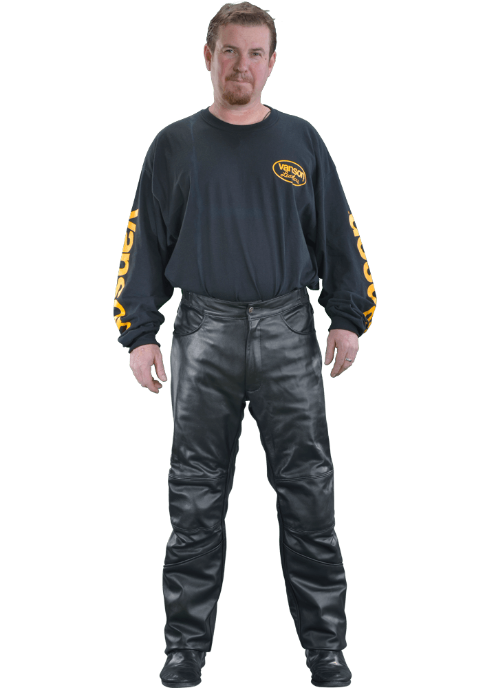 Vanson Highway 101 Hybrid of Firenze Leather Motorcycle Pants and