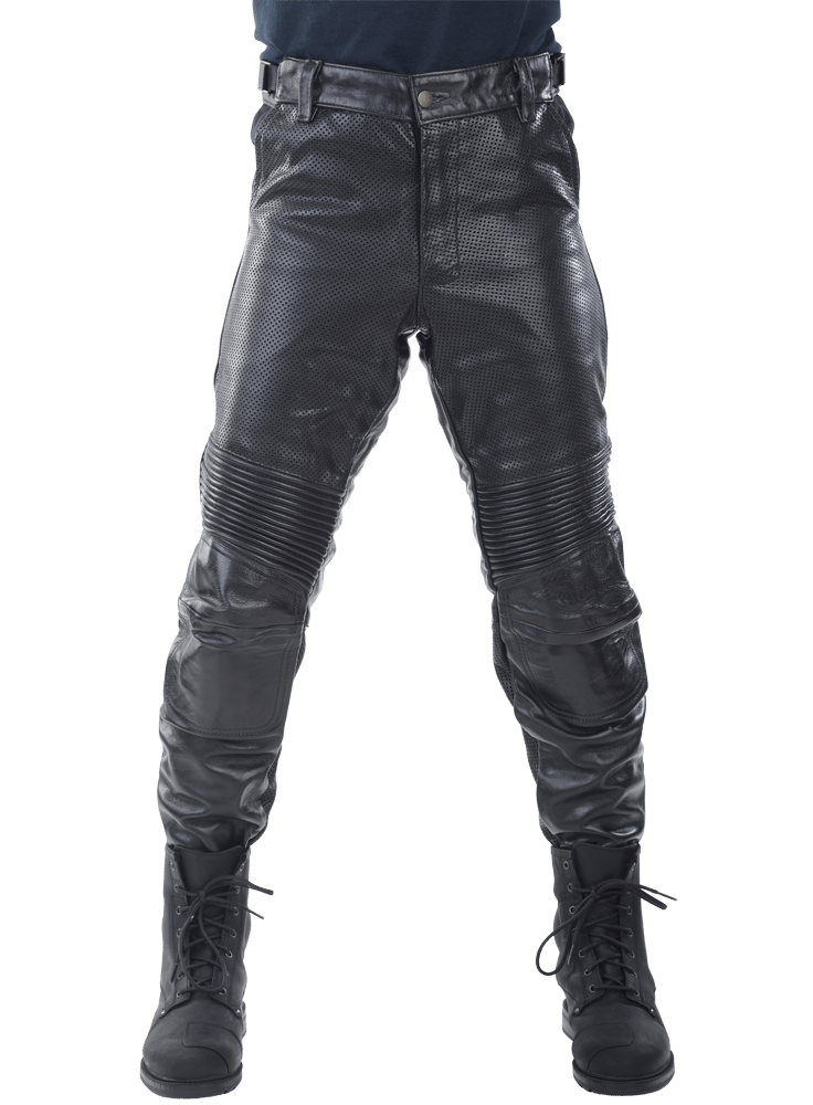 Traveler Pants Properf - Perforated Motorcycle Leather Riding