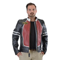 RACE JACKET WITH VANSON LOGO