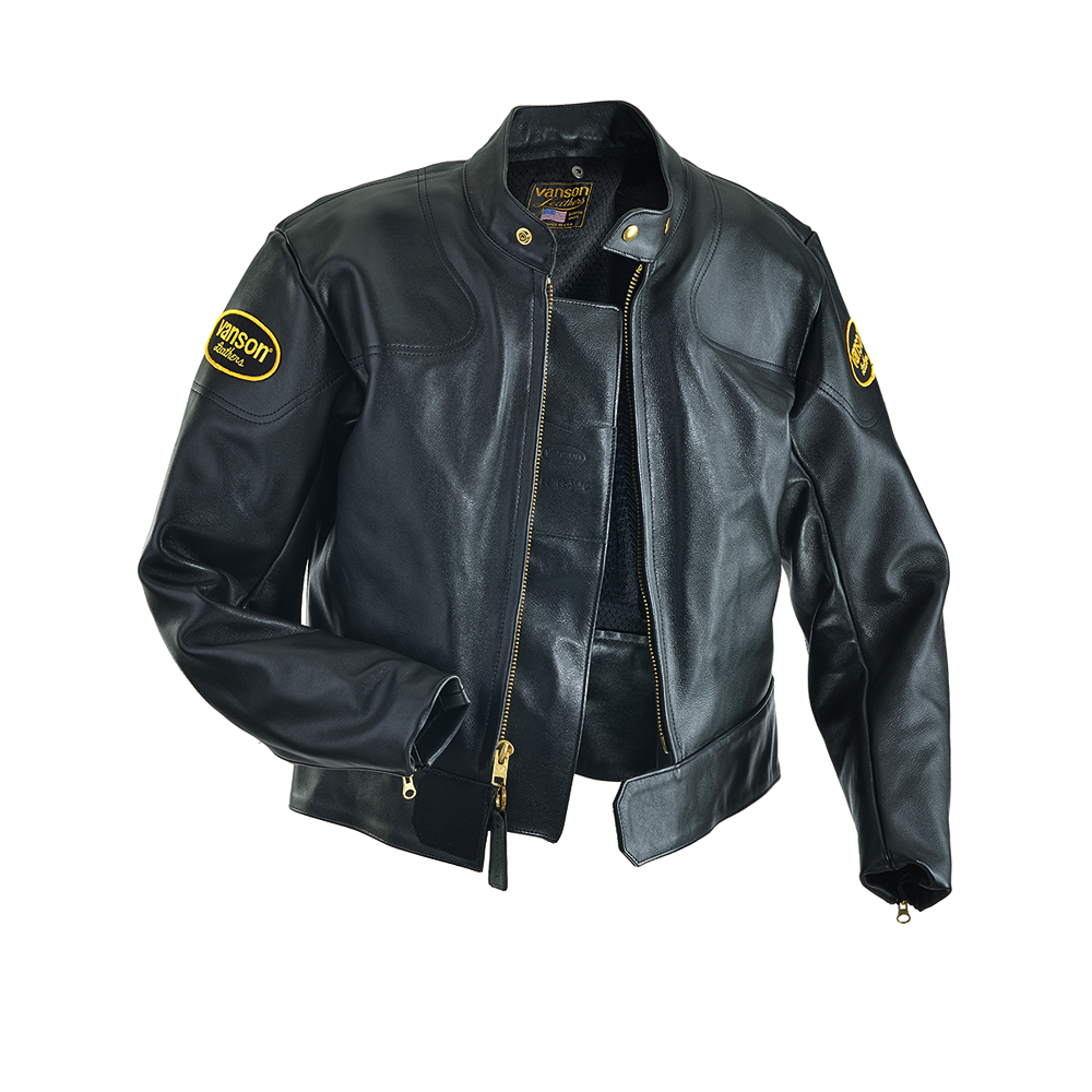 Manx - Black Competition Leather Original 80s Canyon Sport-Riding