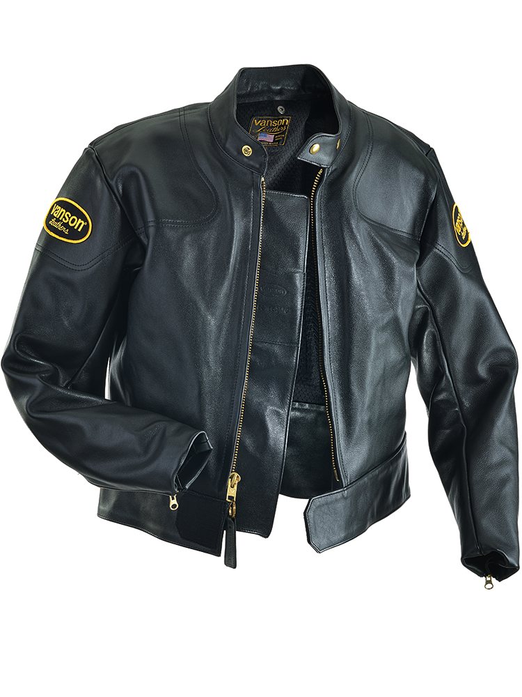 Manx - Black Competition Leather Original 80s Canyon Sport-Riding