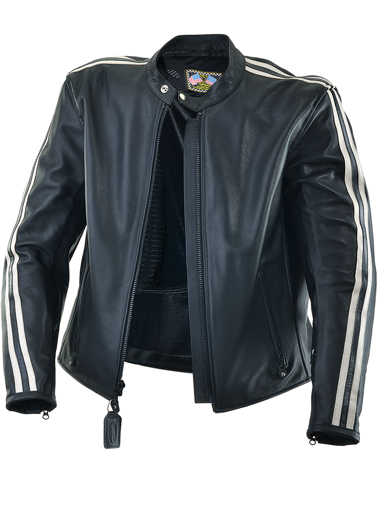Drifter Mk2 Cruiser Touring Style Leather Motorcycle Jacket
