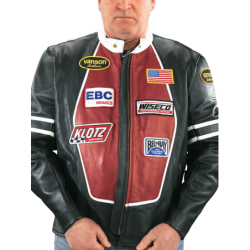 Vanson Race Jacket with Patches