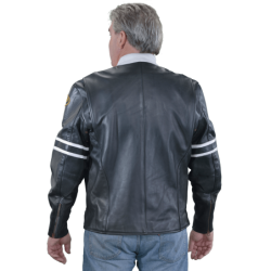 Vanson Race Jacket with Patches