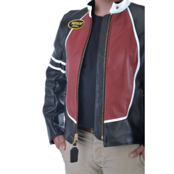 RACE JACKET WITH VANSON LOGO