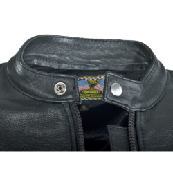 Ladies Drifter Leather Motorcycle Jacket