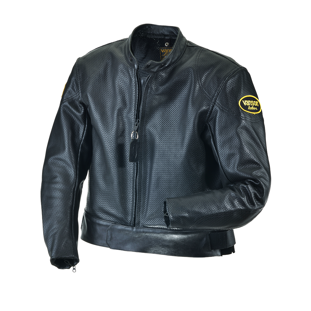 vanson ARMOR FOR MOTORCYCLE ジャケット MK2 proPERF CSRV SportRider - Black Perforated leather with Armor