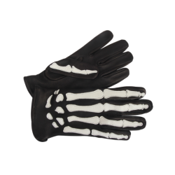 VANSON レザー グローブ Roper Bones X-ray Ｓ Roper Skeleton Bones XRAY Leather Motorcycle Gloves