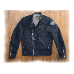 Trophy 4005 A150 - Traditional Cafe Racer Black Wax Cotton