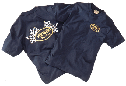 Vanson's checkered flag tee