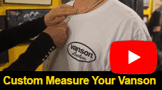 How to custom measure your Vanson suit