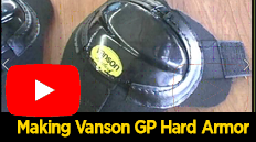 Construction of our current generation of hard armor, the fruit of extensive racetrack experience, is the patented Vanson Grand Prix Floating Armor System.