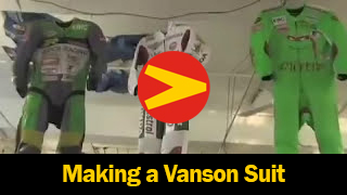 Get an inside look into the way Vanson suits are made to order.