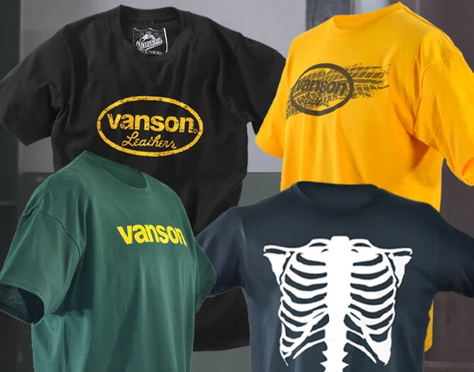 tee shirts and sweats